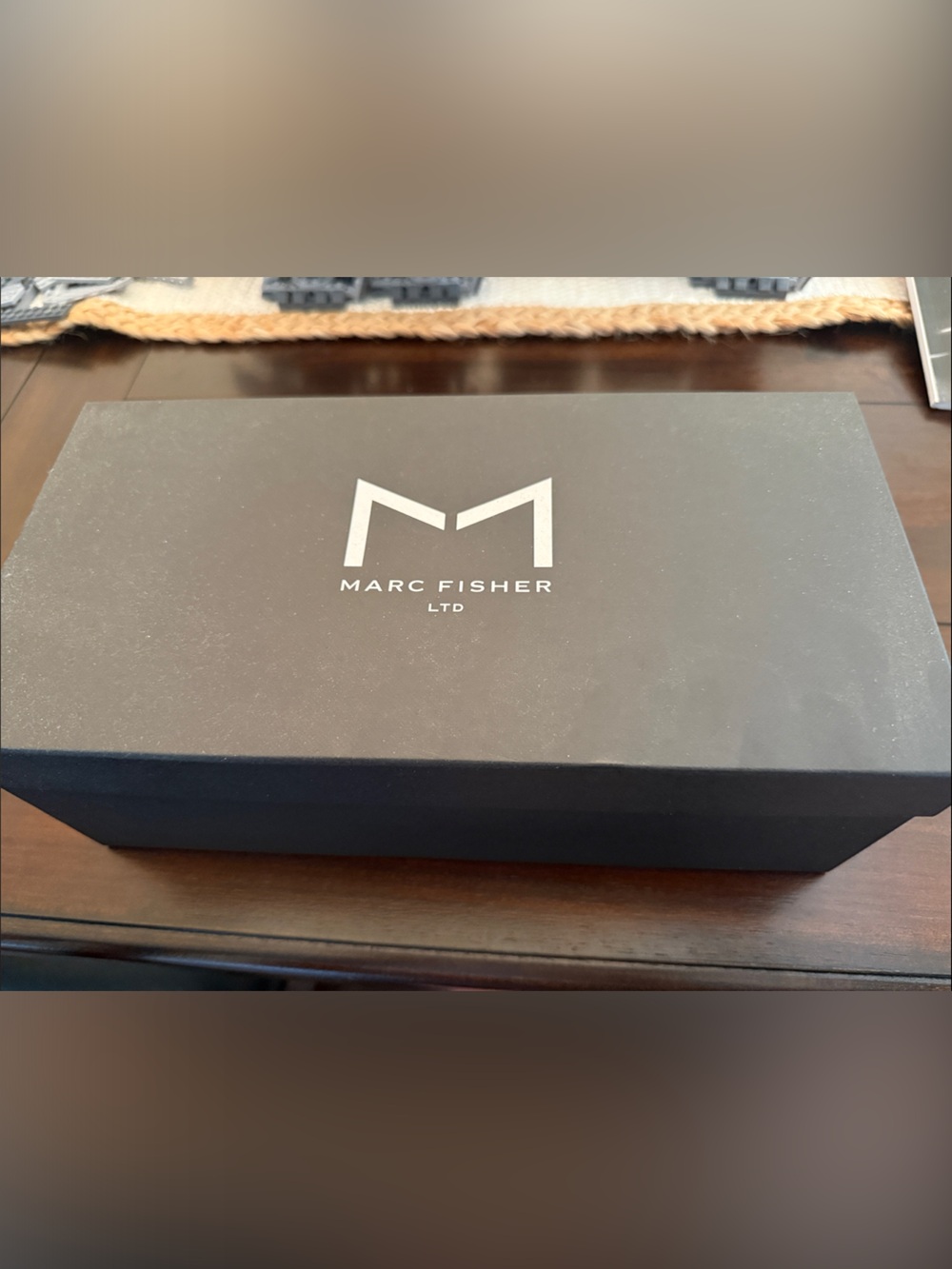 Marc Fisher Black Box with White Logo